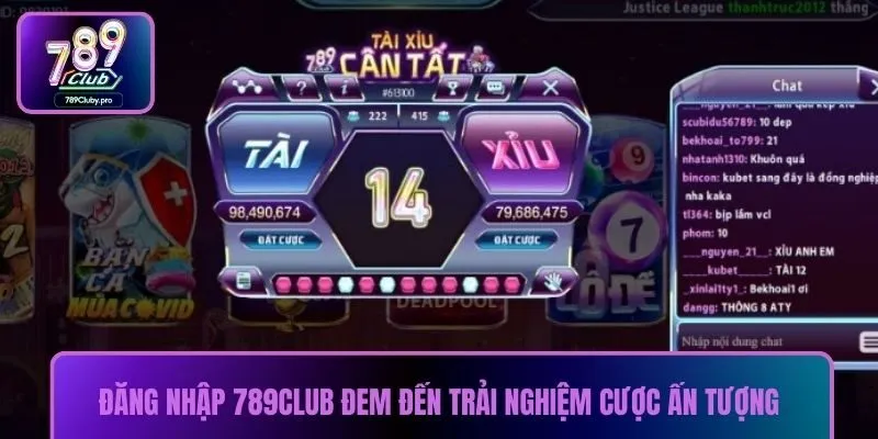 Đăng nhập 789CLUB đem đến trải nghiệm cược ấn tượng