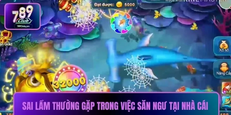 Sai lầm thường gặp trong việc săn ngư tại nhà cái