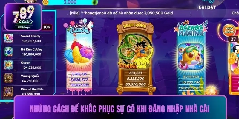 Những cách để khắc phục sự cố khi đăng nhập nhà cái